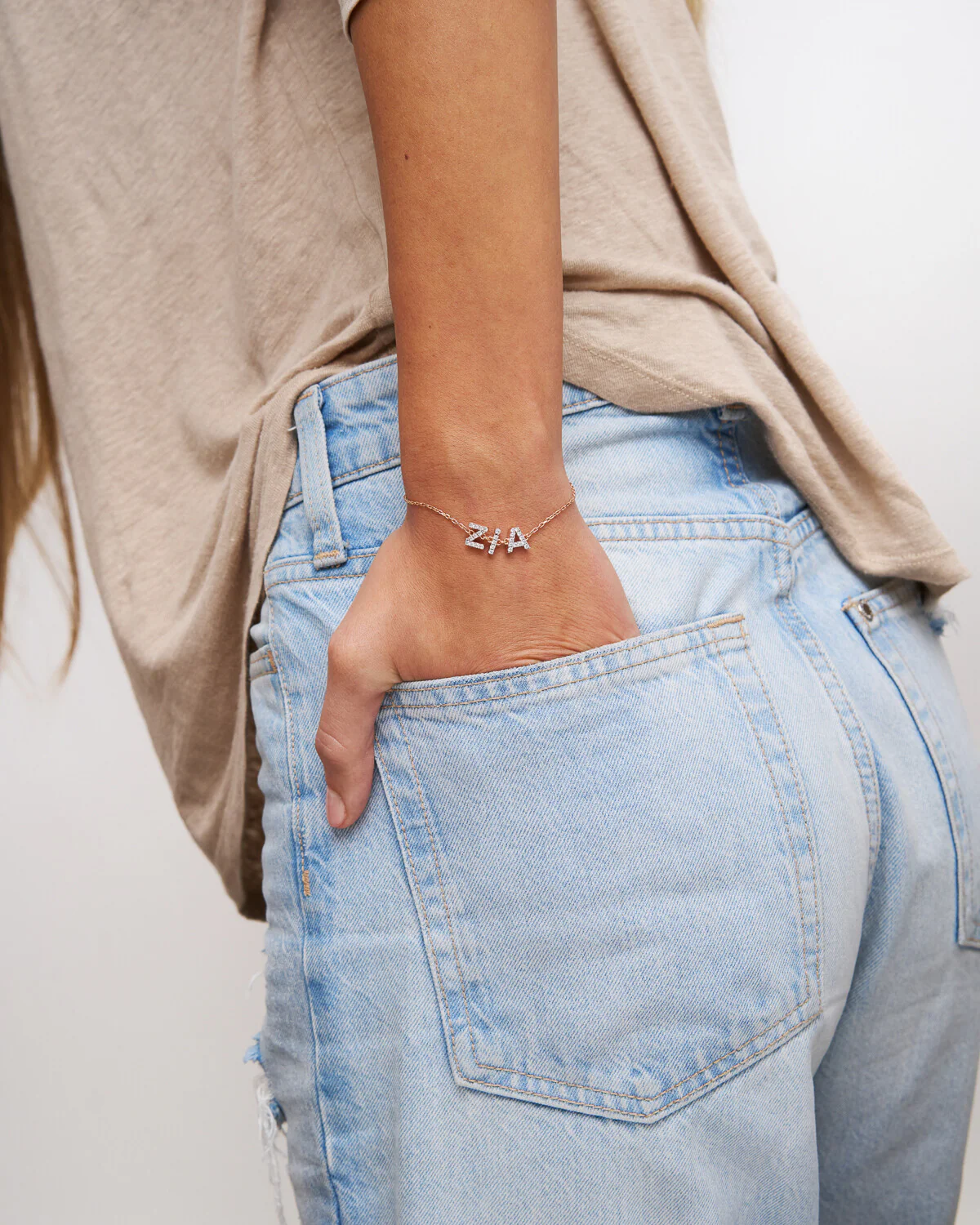 Bracciale Personalizzato con Zirconi - Image 3