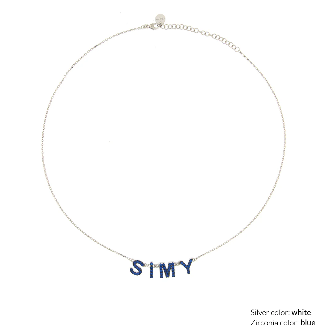 Girocollo Personalizzabile con Zirconi - Image 18