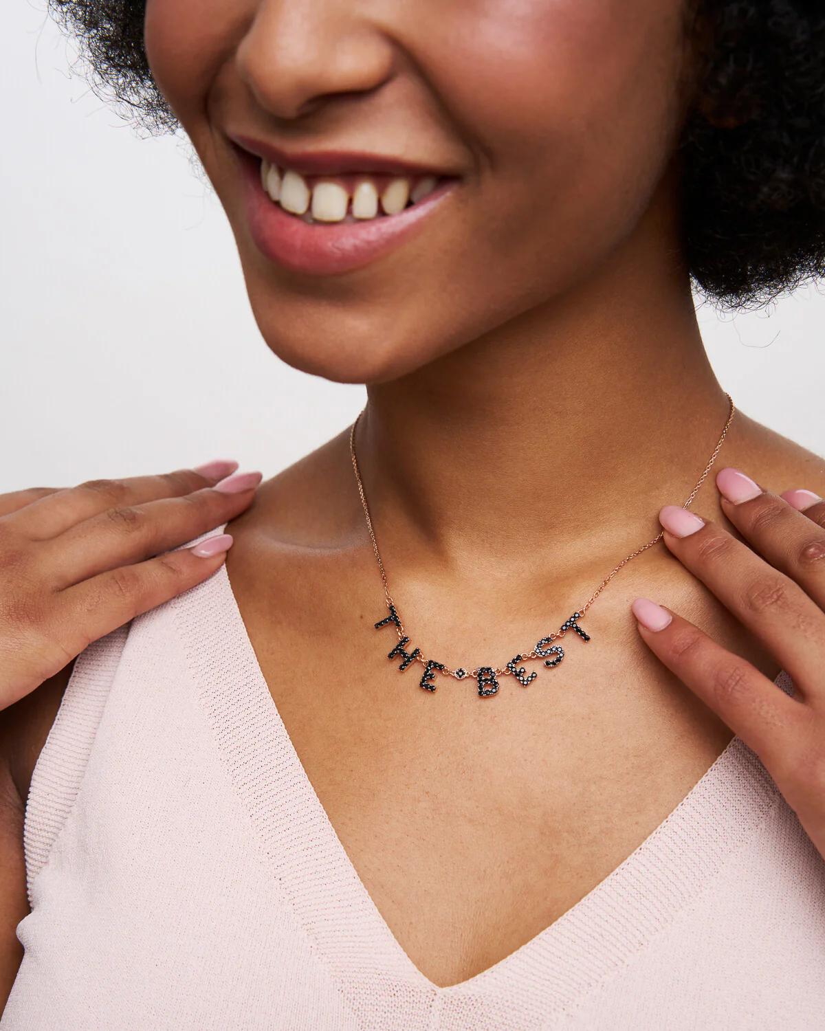 Girocollo Personalizzabile con Zirconi - Image 32